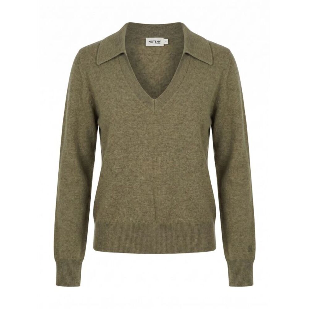 Not Shy Women `Palmer` Polo Neck Sweater